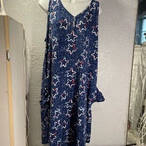 Starry Blue Mumu House Dress